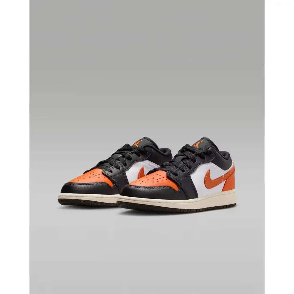 Air Jordan 1 Low 553560-081 Sneaker Big Kids Multicolor Lifestyle Shoes TF9247 - Picture 8 of 15